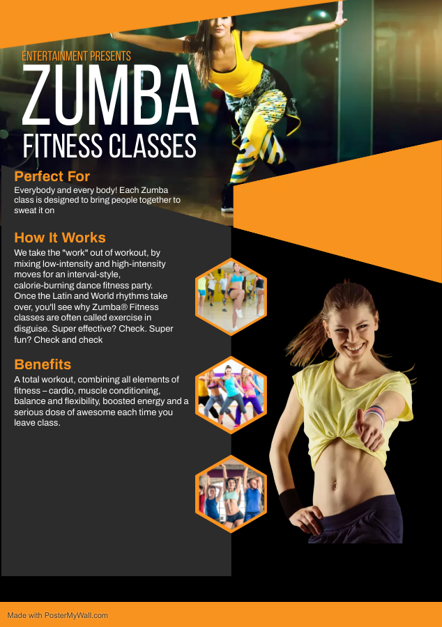 zumba flyer - Made with PosterMyWall